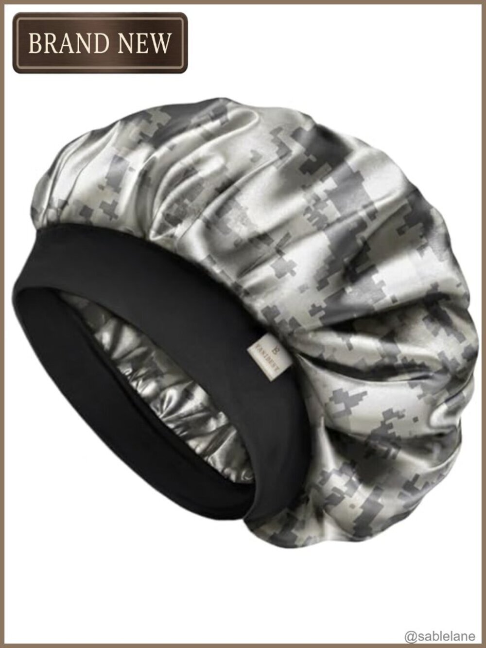 Soft Satin Sleep Bonnet for Hair Protection, Adjustable Night Cap, One Size